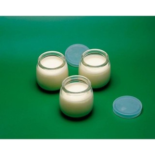 Hũ sữa chua béo 100ml ,200ml ,thủy tinh cao cấp dày dặn có nắp nhựa đựng sữa chua, pudding ,thực phẩm