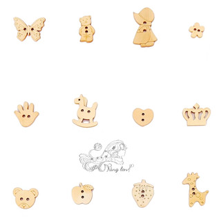 Nút Handmade Nhiều Hình Dáng Cute