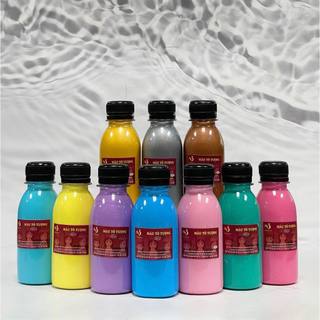 Bộ 20 Màu Tô Tượng Bóng HUNGACOLOR Loại Pha Sẵn Chai 100ml Dùng Trực Tiếp