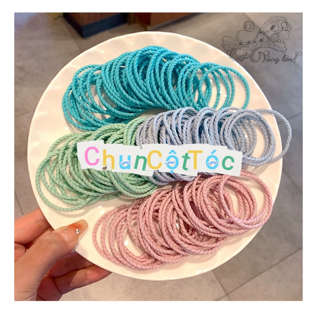 Chun Cột Tóc - Set 5 Cái Nhiều Màu Sắc