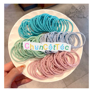 Chun cột tóc - set 5 cái nhiều màu sắc