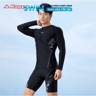 Đồ bơi nam kappa áo dài tay quần lửng bộ bơi nam đồ bơi nam dài tay đồ bơi cho nam quần quần bơi nam