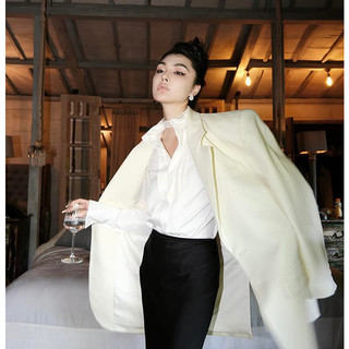 Sơ mi cổ đứng ly nẹp Petra Eclipse Clothing