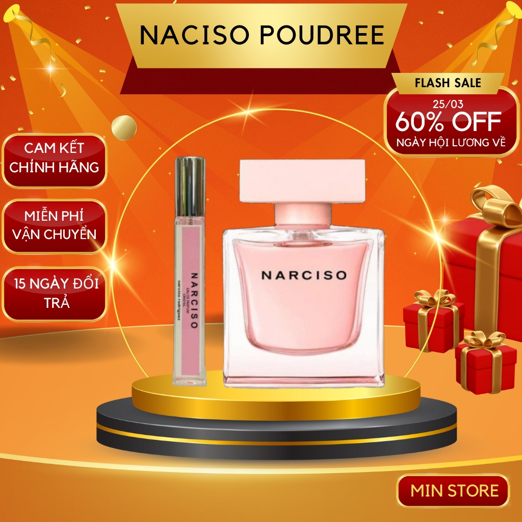 Nước hoa nữ Narciso Poudree EDP 10ml - LIGHT PERFUME !!