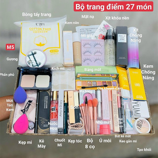 bộ trang điểm 12 - 27 món