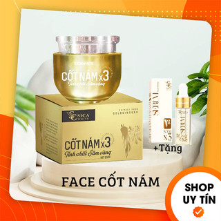  Kem Face Cốt Nám X3 Sica White Tinh Chất Sâm Vàng 30gr - Kem Face Sicawhite