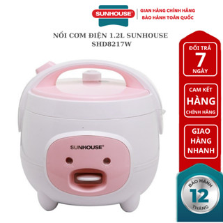 [chính hãng] Nồi cơm điện 1.2L SUNHOUSE SHD8217W - bảo hành 12 tháng