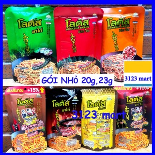 Lẻ 1 gói que cọng nhỏ thái lan 20g, 23g, que lotusx 18g mix mực bento