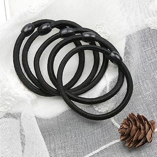 Dây cột tóc màu đen thun cột tóc đơn giản phong cách hàn quốc