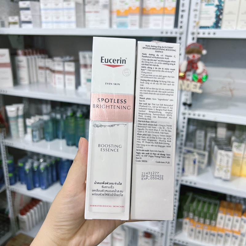 Eucerin Nước dưỡng sáng & cấp ẩm cho da Eucerin Boosting Essence 100ml