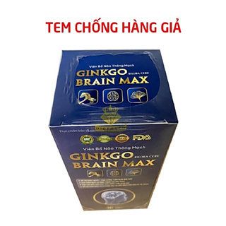 Viên Bổ Não Thông Mạch Ginkgo Biloba Brain Max Giảm Đau Đầu Chóng Mặt Rối