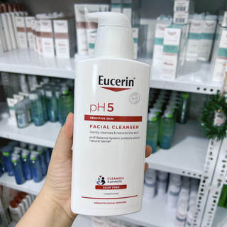 [Date 2026] Sữa Rửa Mặt Eucerin PH5 Facial Cleanser Da Nhạy Cảm (400ml)