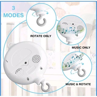  Hộp nhạc tự xoay treo nôi cho bé 