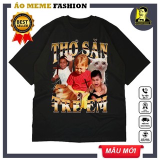 Áo thun oversize local brand thợ săn trẻ em | áo meme