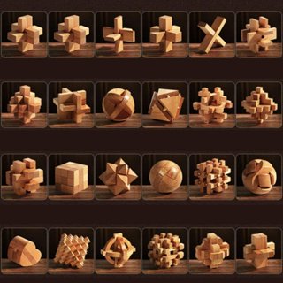 Đồ chơi khóa gỗ Khổng Minh mới nhất 2024