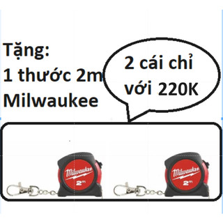 Thước cuộn 2m Milwaukee kèm quà tặng