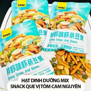 Hạt Dinh Dưỡng Mix Snack Que Vị Tôm Cam Nguyên (Kam Yuens), Gói 30 - 33g - Hàng chính hãng
