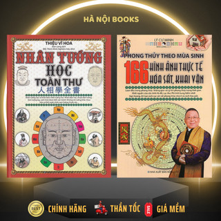 Sách - combo 2 cuốn nhân tướng học toàn thư + phong thủy theo mùa sinh - minhlam
