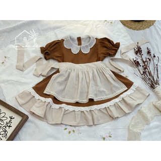Đầm Thiết Kế Linen bé gái