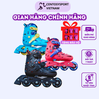 Giày Patin Trẻ Em Cao Cấp Centosy Flying Eagle NT2 - Bánh cao su đặc, phanh an toan toàn