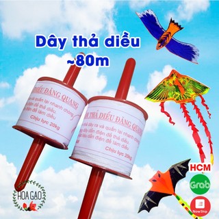Dây dù thả diều 80m cuộn dây thả diều HOA GẠO GDO9 trò chơi giải trí diều độc lạ diều thả ngoài trời diều giá rẻ