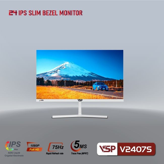 Màn hình VSP V2407S 24inch FHD IPS 75Hz HDMI/VGA - Hàng chính hãng | BigBuy360 - bigbuy360.vn