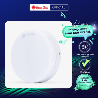 Đèn LED ốp trần tròn cảm biến chuyển động Rạng Đông model LN12.RAD