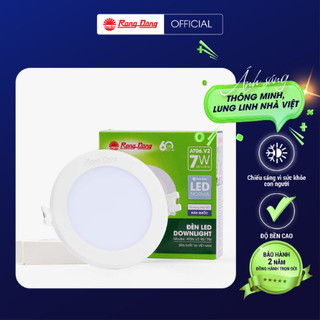 Đèn led âm trần downlight rạng đông model at06 90/7w