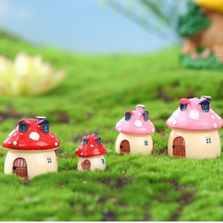 ​​​​​​​​Mô Hình Tiểu Cảnh "Ngôi Nhà Nấm mini Siêu Dễ thương Mini" Trang Trí  Chậu Sen Đá Bể Cá, DIY