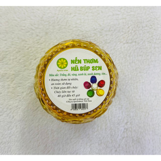 [ 6 MÀU ] HỦ NẾN JAR THƠM HÌNH BÚP SEN [ L2 ]