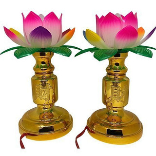1 cây đèn hoa sen đèn thờ cúng để bàn thờ nhiều cỡ