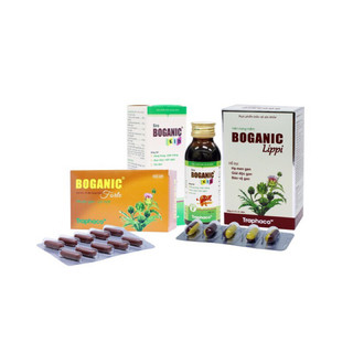 Boganic Lippi (hỗ trợ : hạ men gan ,giải độc gan, bảo vệ gan...)(hàng chính hãng Traphaco )