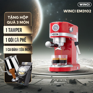 Máy pha cà phê Espresso, Capuchino, Latte WINCI EM3102, Áp suất 20BAR, bảo hành 12 tháng