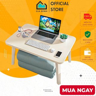 Bàn Học Gấp Gọn Ngồi Bệt Bằng Gỗ Chân Nhựa Cứng Thông Minh Bàn Học Làm Việc Để Giường Để Laptop Xếp Gọn Dành Cho HSSV