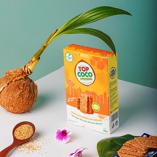 Bánh dừa nướng topcoco vị mè hộp 180g