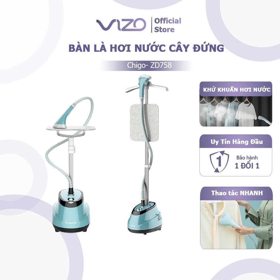 BÀN ỦI HƠI NƯỚC CHIGO công suất 1800W