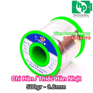 Chì hàn Nhật chính hãng cuộn 500gram đường kính 0.8mm