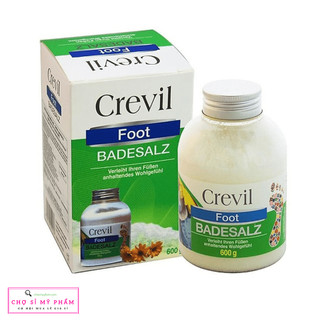 (Date 09/25) Muối Ngâm Chân Cho Người Bị Đau Nhức Xương Khớp, Mất Ngủ Crevil Foot Badesalz 600g