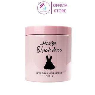 Kem ủ tóc Huiger Black Dress 1000ml siêu mềm mượt