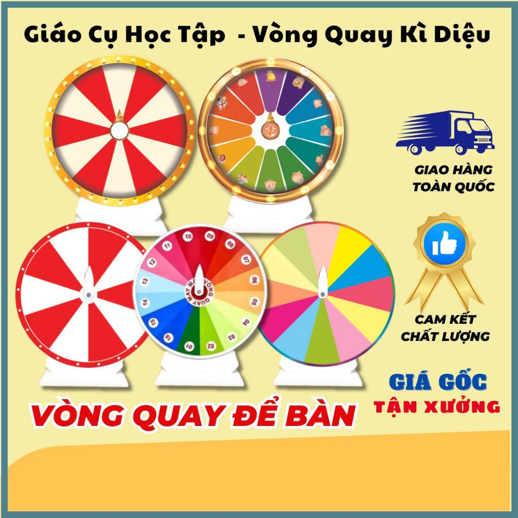 Vòng Quay May Mắn - Chiếc Nón Kì Diệu - size 40cm/ 50cm/60cm