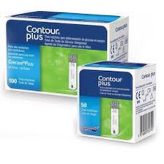 (GIAO NHANH 30 PHUT) QUE THỬ ĐƯỜNG HUYẾT CONTOUR PLUS (25 que và 50 que)