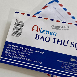 Bao Thư Sọc Futurebook AiLetter 80gsm