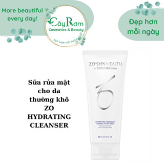 Sữa rửa mặt cho da thường khô Z0 HYDRATING CLEANSER Cây Rơm Cosmetics