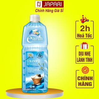 Nước Giặt Đồ Lót Earth Choice Thuần Chay CHÍNH HÃNG 1L - Nước Giặt Đồ Em Bé, Đồ Chip Dịu Nhẹ Cho Da Nhạy Cảm - JAPARI