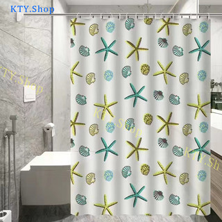 Rèm phòng tắm / Rèm cửa sổ nhiều mẫu sao biển 180cm x 180cm Loại