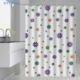 Rèm phòng tắm / Rèm cửa sổ Trắng họa tiết Ô vuông xanh và đen 180cm x 180cm