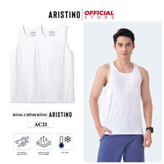 Áo ba lỗ Nam ARISTINO áo thun nam ba lỗ lót trong mùa hè 100% Cotton thấm hút mồ hôi, thoáng mát co dãn tốt - AC21