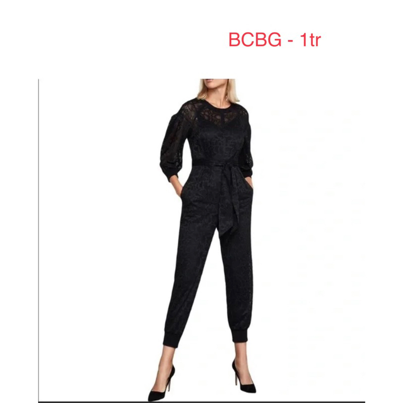 Đồ bay ren Jumpsuits BCBG size Xs ( authentic 100% ) - thanh lý ( độ mới 95-98% )