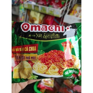Combo 10 gói Mì Omachi sốt Spaghetti gói 91g