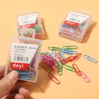 Ghim giấy kẹp giấy nhiều màu tiện dụng, ghim kẹp giấy nhiều màu sắc
